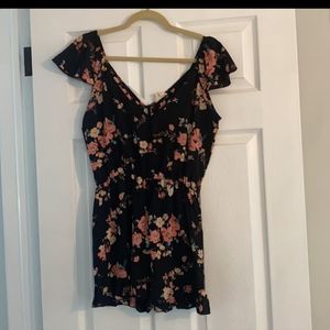 Urban Outfitters Floral Romper
